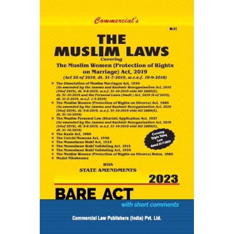 Commercial's The Muslim Laws Bare Act 2023